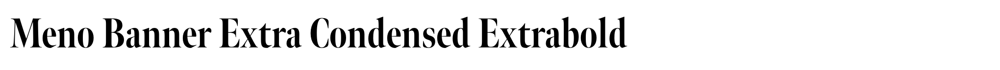 Meno Banner Extra Condensed Extrabold image